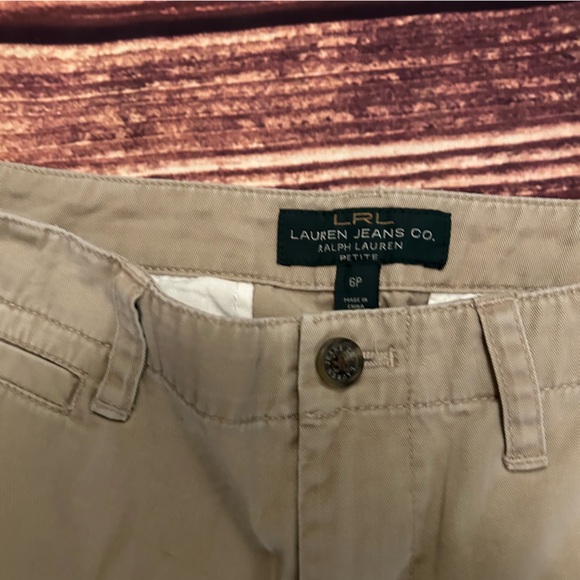 Women’s Lauren Ralph Lauren Straight Leg khaki pant Size 6 - Picture 4 of 5